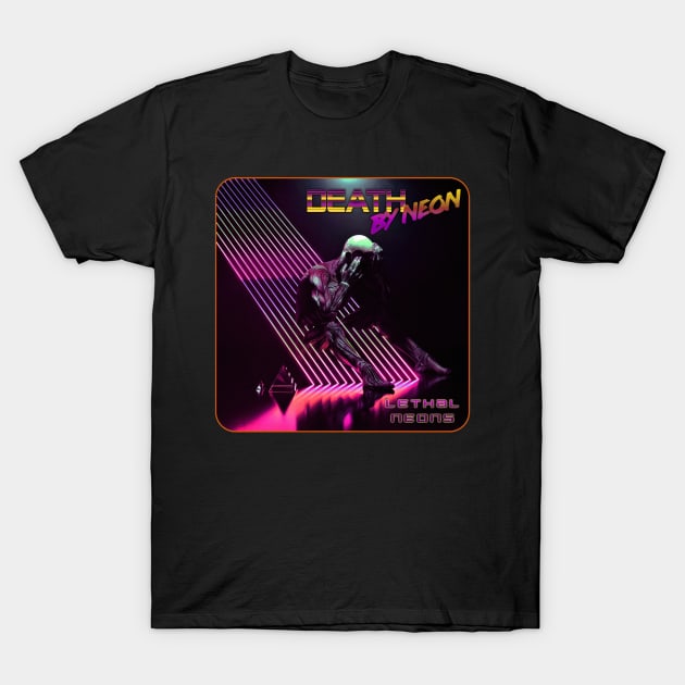 Death By Neon Official Product - Leathal Neons EP album cover T-Shirt by DeathByNeonOfficial